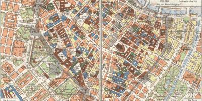 Виена стара мапа на градот