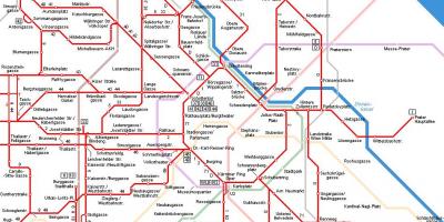 Виена, Австрија трамвај мапа