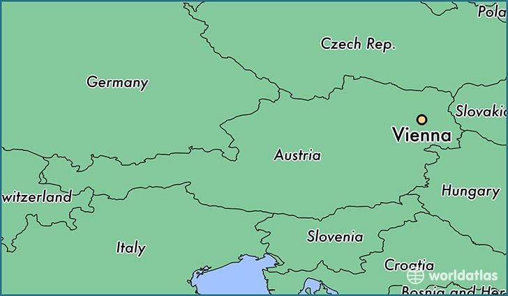 Виена во мапата