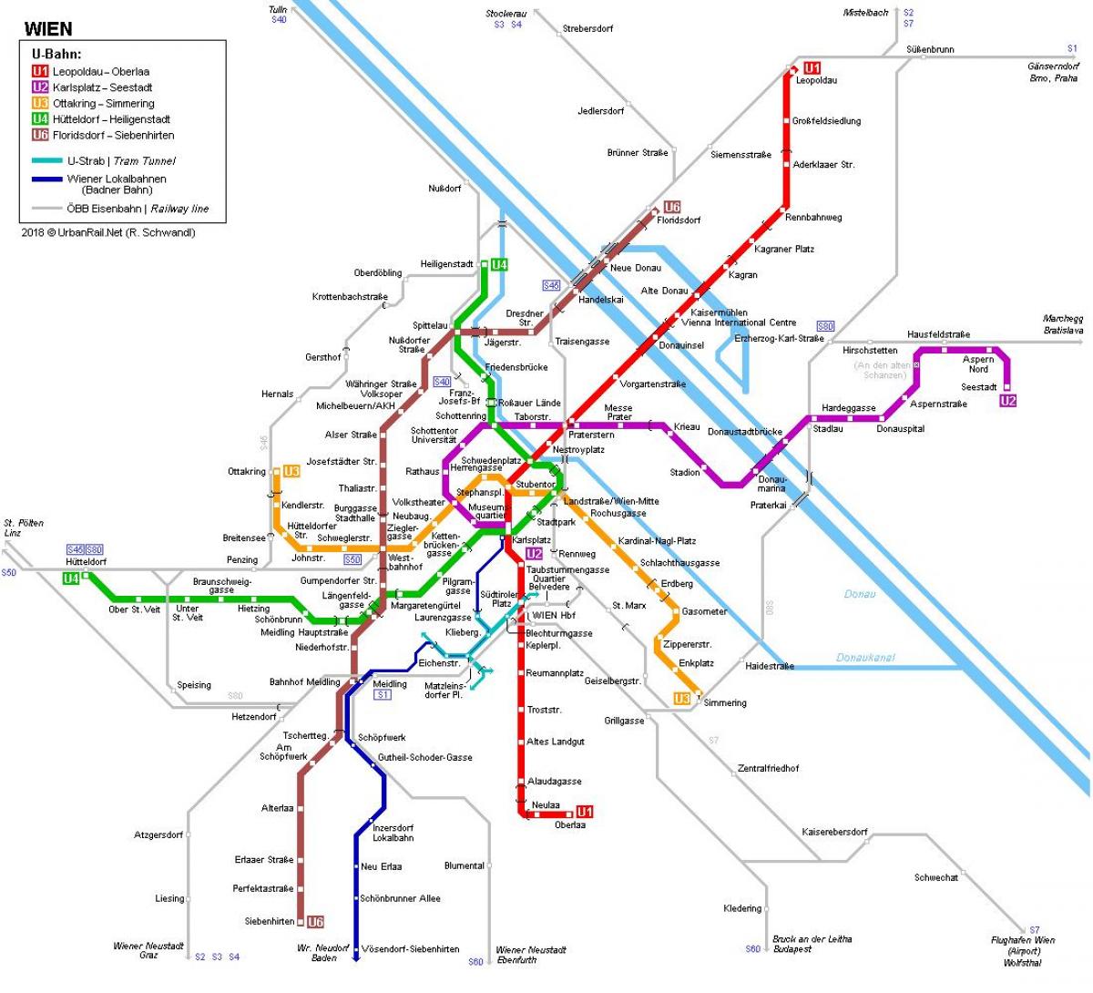 Карта на uban Wien