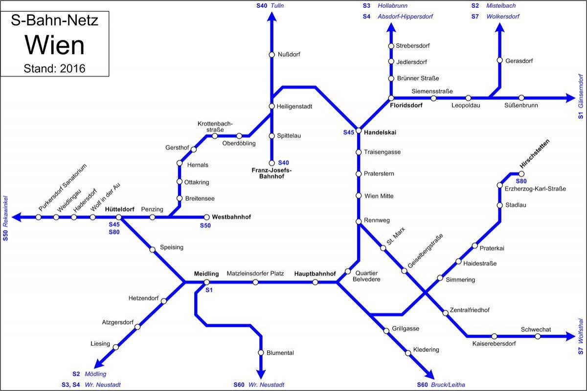 Карта на Виена s7