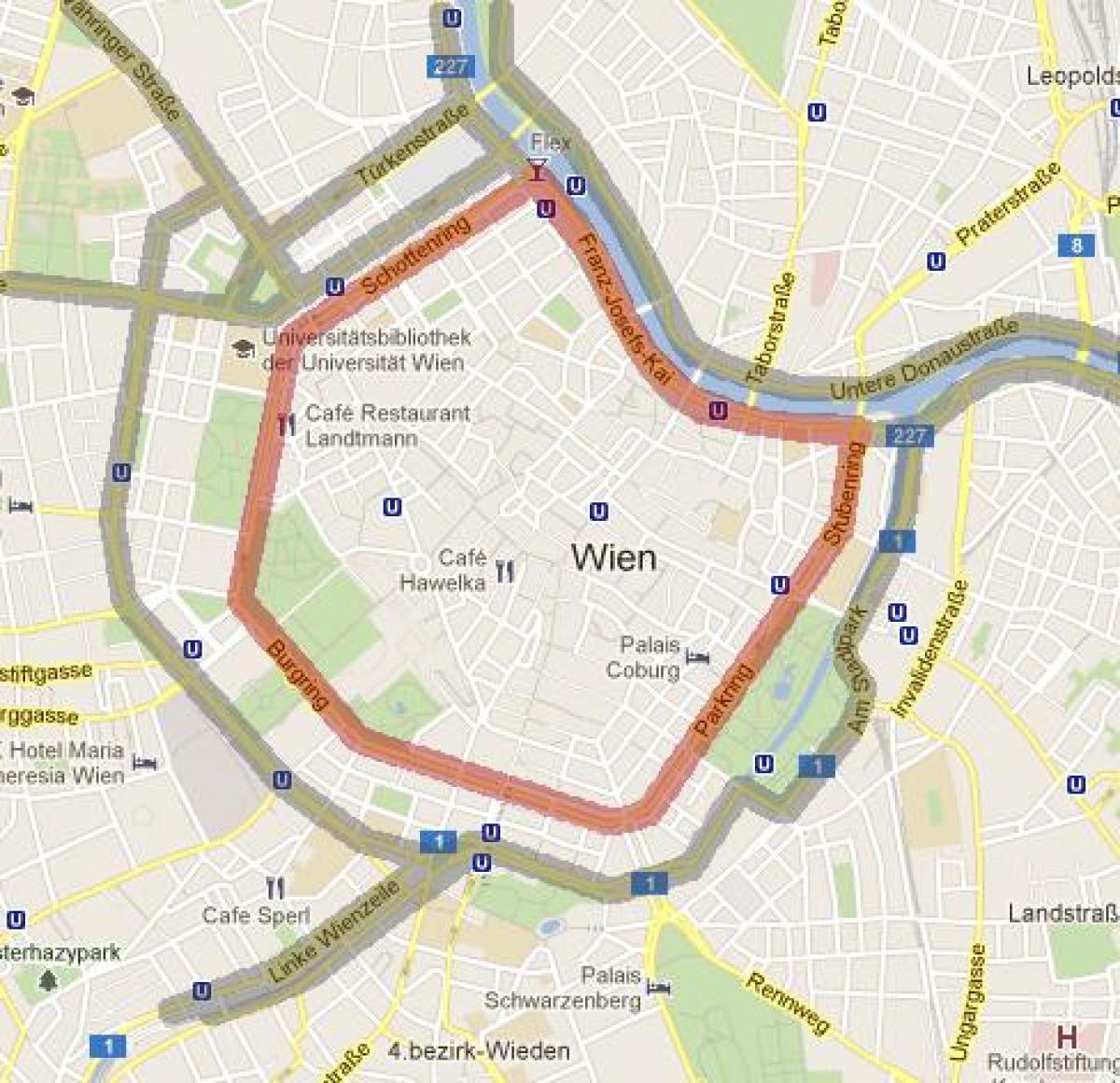 Виена 7 област на мапата
