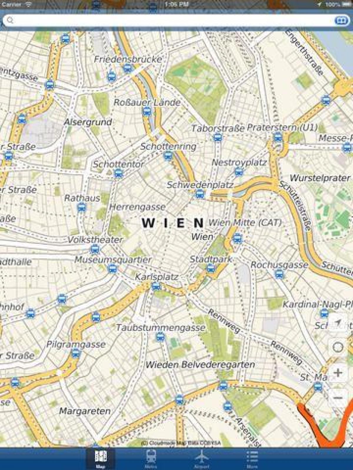 Виена мапата стан