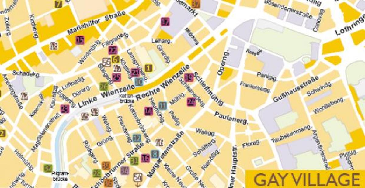 Карта на геј Виена