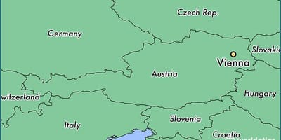 Виена во мапата