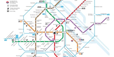 Австрија у bahn мапа