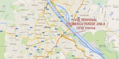 Карта на Виена erdberg