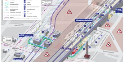 Виена hbf мапа