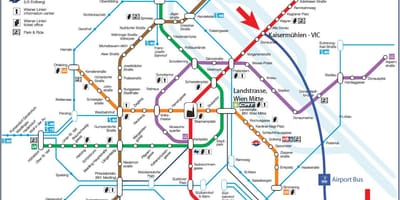 Wien автобуска карта
