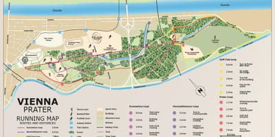 Prater Виена мапа