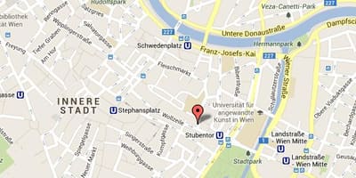 Карта на stephansplatz Виена мапа