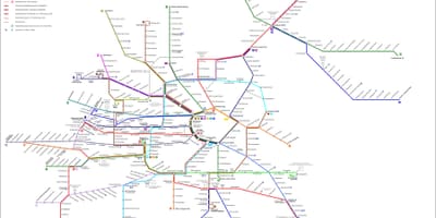 Виена strassenbahn мапа