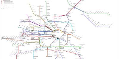 Виена strassenbahn мапа