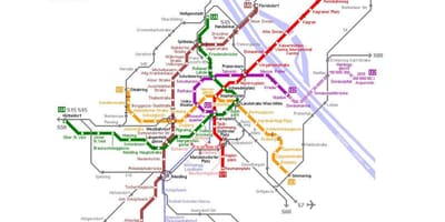 Карта на u1 Виена