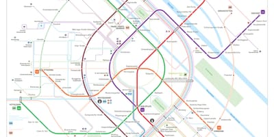 Карта на u4 Виена