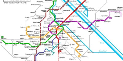 Виена bahn мапа