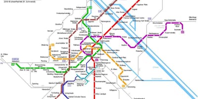 Карта на uban Wien