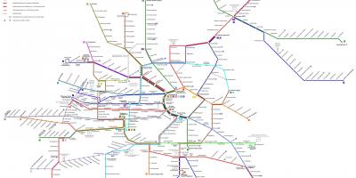 Виена трамвај линија d мапа